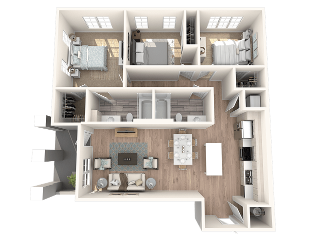 3 bedroom 2 bathroom - Remington