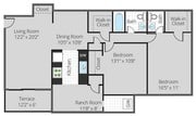 2BR/1.5BA