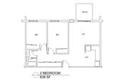 2 Bedroom Layout