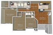3BR/2BA