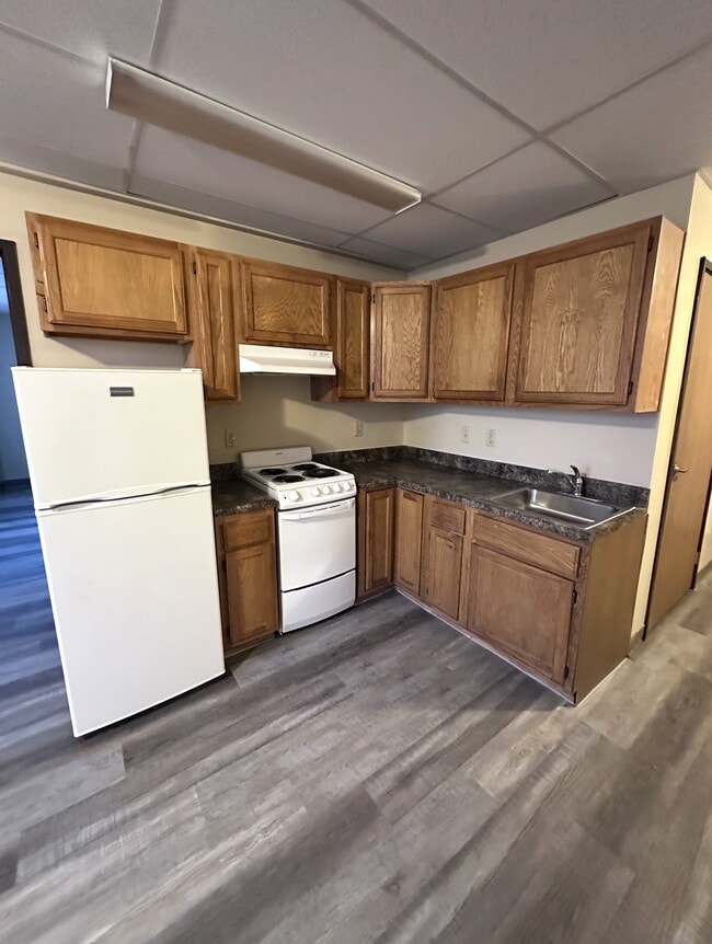 1-Bedroom Kitchen - Madison Street Apartments