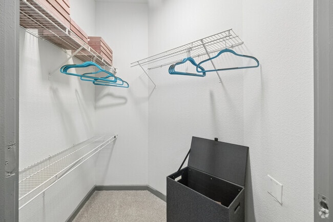 2BR, 2BA - 970SF - Primary Bedroom Closet