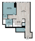 A2 | 1-Bedroom Floorplan