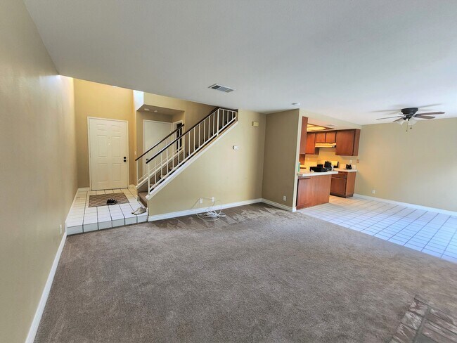 Living Room w/Fireplace - 630 W Palm Ave