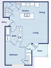 A1 floor plan The Waters at West Village