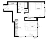 1B - 1A floor plan Centerline