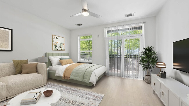 Living Room with Hard Surface Flooring