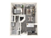 1 BR 1 Bath Apartment