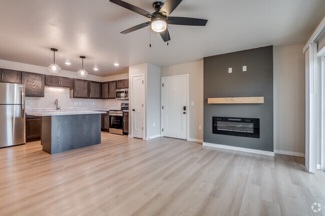2BR, 2BA - 1,136SF - Living Room