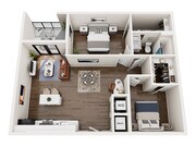 B1.1 floor plan Trella Uptown