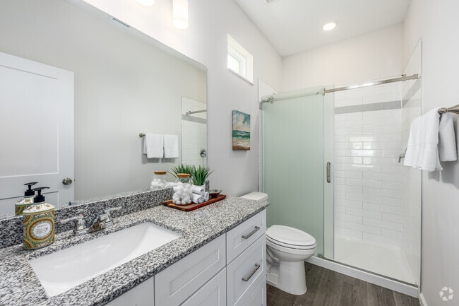 3BR, 2BA - 1,180SF - Primary Bathroom
