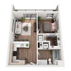 A3 floor plan La Plaza Village