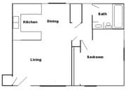 1BR/1BA