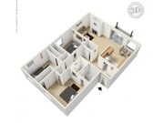 3 habitaciones/2 Baños