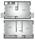 2BR/1BA