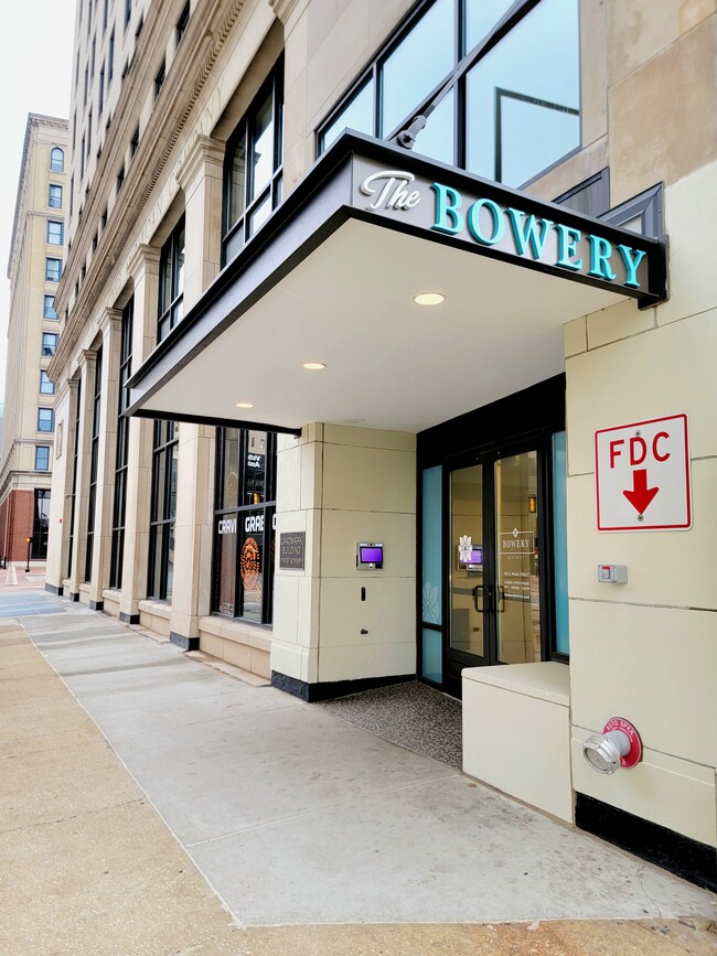 Entrance - Bowery District Apartments