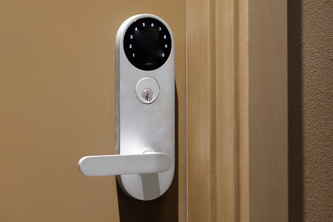Latch electronic locks for convenient, keyless access through the community and your apartment via smart phone (Representative photo)