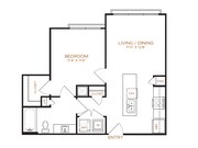 1 Bedroom | 1 Bathroom | 639 Sq. Ft. | Income Restricted