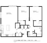 2 bed, 2 bath - ADA