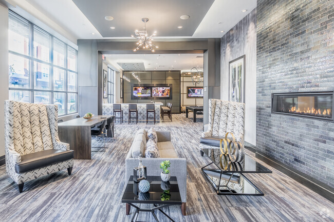 Club Room - Fairfield Metro at Mineola Apartments