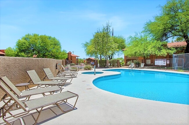 Heated Pool in Winter