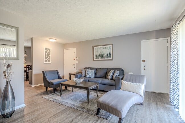 3 habitaciones, 2 baños, 130 metros cuadrados, sala de estar - The Apartments at President Park