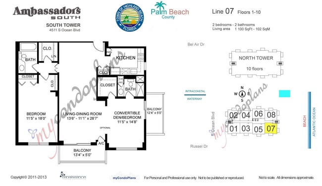 4511 S Ocean Blvd Unit 607