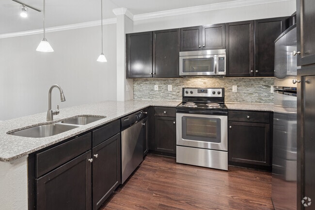 Olive 1BR, 1BA - 895SF - Kitchen