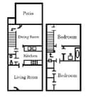 2BR/1.5BA