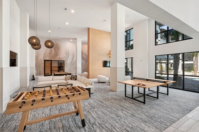 Social Lounge with Billiards & Games - Entertain friends, play games or meet neighbors without leaving home.