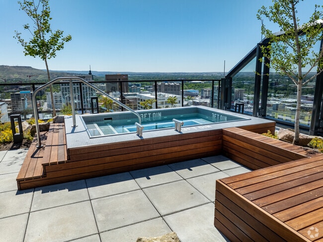 Jacuzzi en la azotea