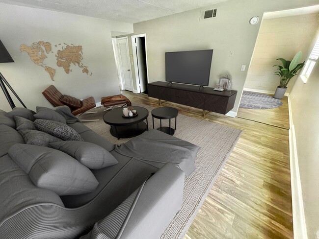 Sala de estar - Reserve at Third Creek Apartments