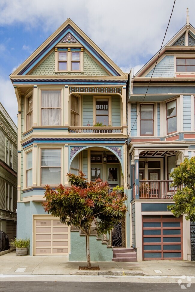Exterior - 1530 Fulton Street Unit Artistic FURNISHED Victorian in NOPA Rental