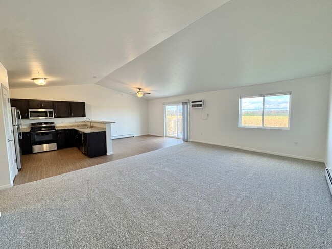 Kitchen, Dining, Living
