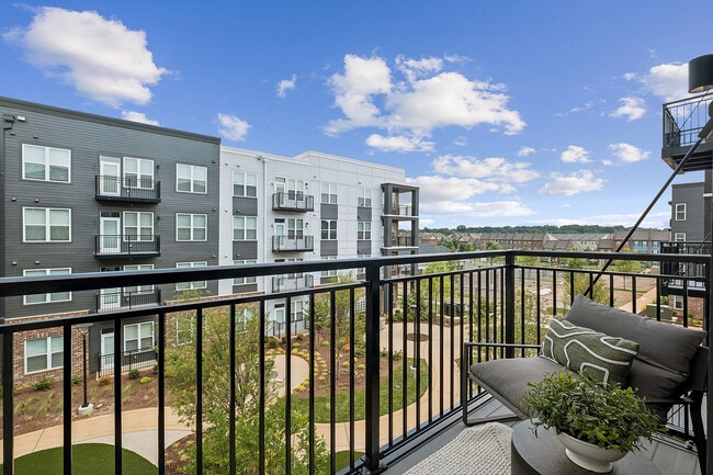 Enjoy the beautiful views of Clari Park from your private balcony. - The Rowley