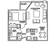 1BR/1BA