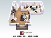 Goldenrod Floor Plan 3D