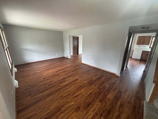 Living room and entryway