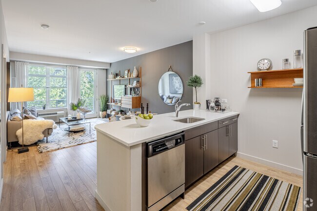 330 Angelo Cifelli Dr - 1BR, 1BA - 680SF - Kitchen/Living Room