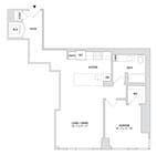 One Bedroom - A25 - 907 Sq. Ft. - Residences 405-1905 and 3705-3905