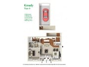 Grady 2 One Bedroom One Bath on Upper Floor