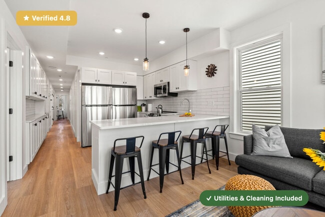 Furnished Private Bedroom with Private Bath in East Boston!