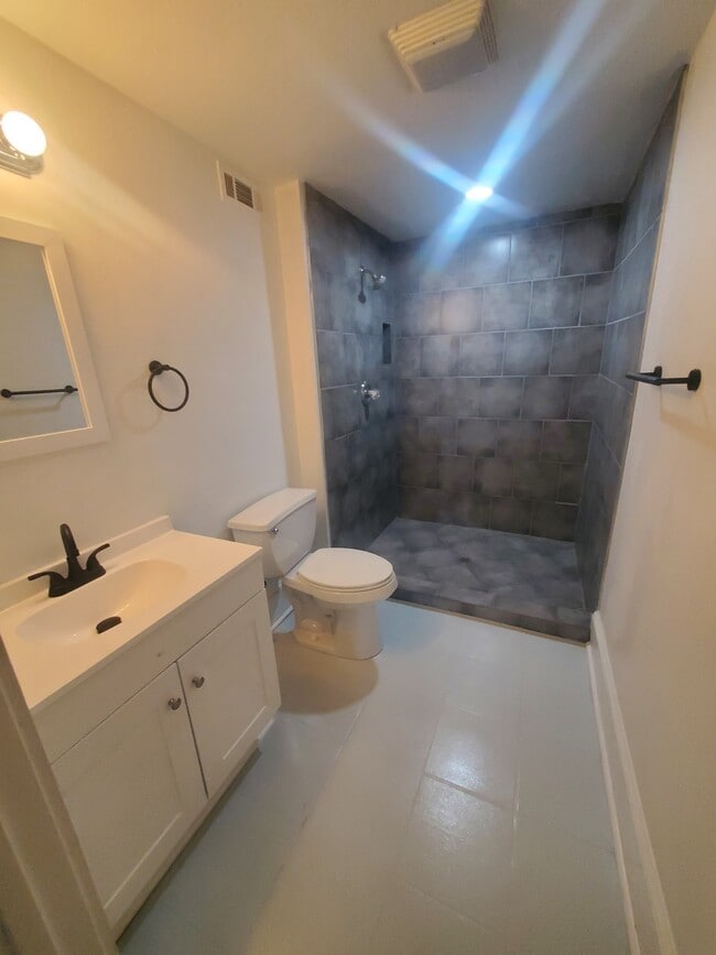 Huge luxury walk-in tile shower! - 2514 N Patterson Ave House