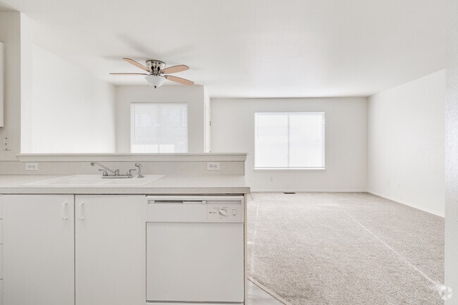 2BR, 1.5BA - 860SF - Kitchen / Living Room