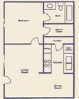 1BR/1BA