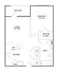 A1C | 1x1 | 656 sq ft