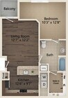 Hawthorne floor plan Ayrsley Lofts