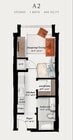 A2 | Studio 445 square feet