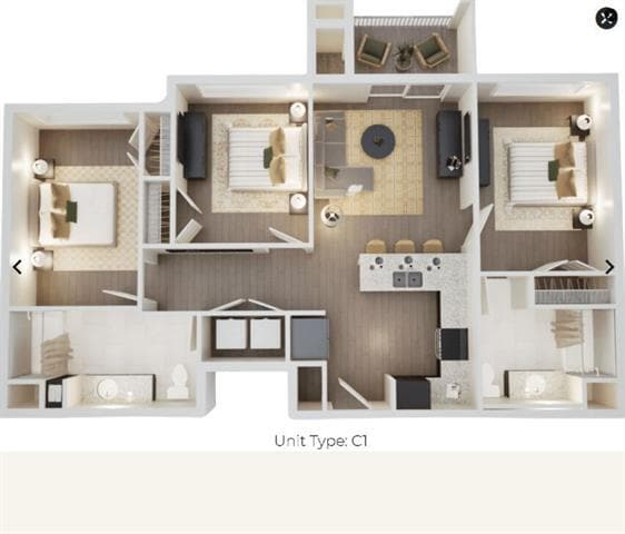 Photo - 2551 N Guadalupe St Unit 4106