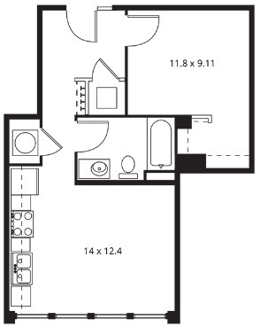 Style 06 floorplan - Unit Style 06